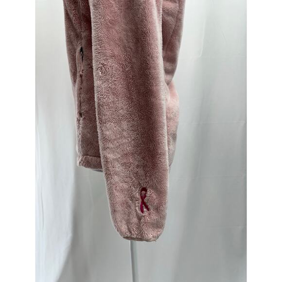 North Face Pink Plush Fleece Jacket XS - Picture 4 of 7